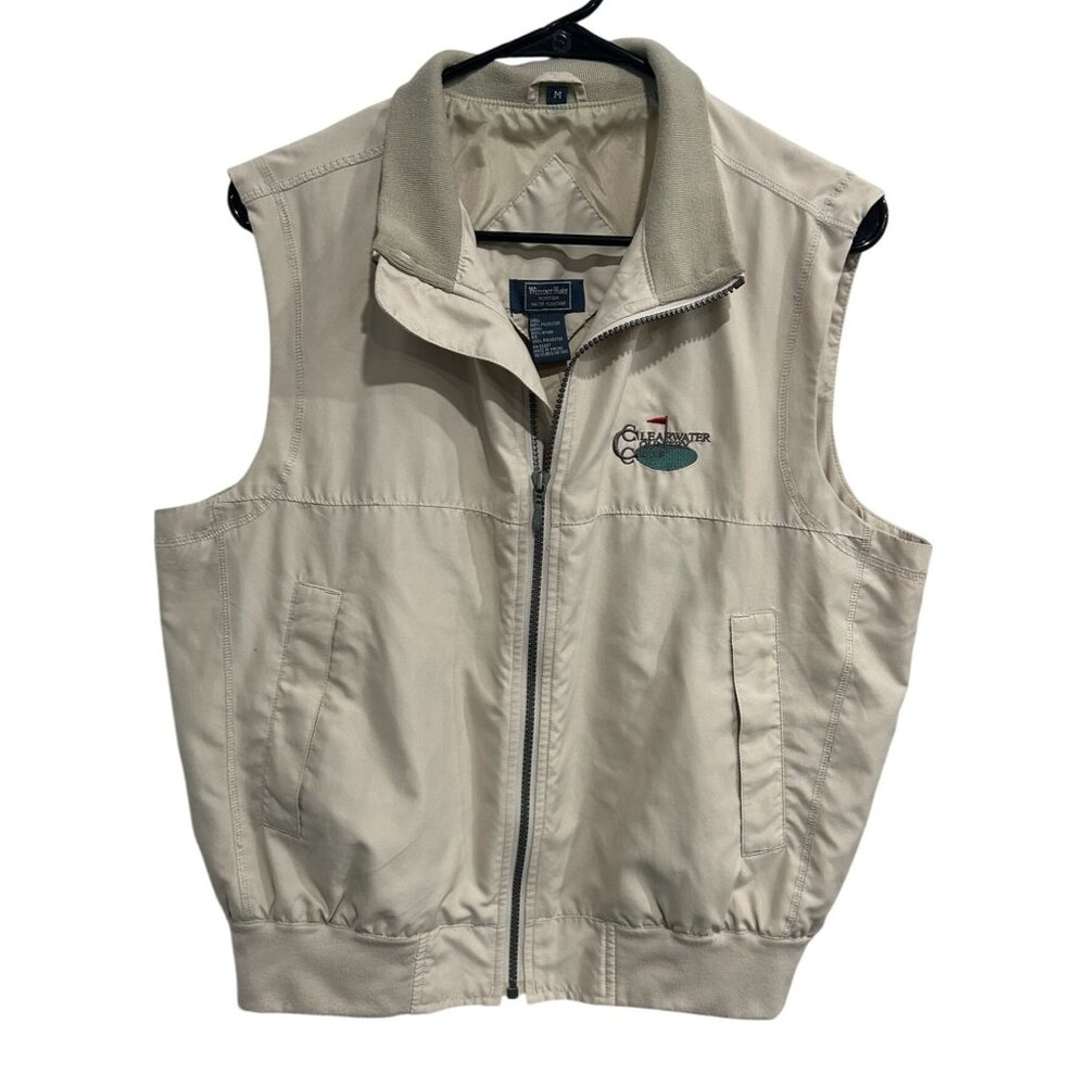 Winner Mate Water Resistant Beige Vest Sz Medium